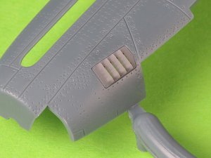 画像3: MASTER[AM-72-176]1/72 WWII アメリカ P-51ムスタング キャブレターエアフィルターカバー RAFルーバータイプ バージョンB(エデュアルド用) (3)