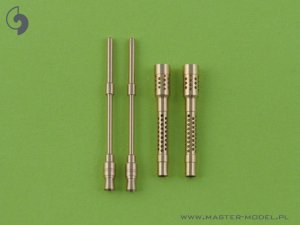 画像1: MASTER[AM-32-003]1/32 WWII ドイツ MG131 13mm航空機関銃 銃身(2本入) (1)