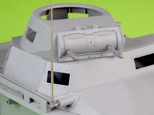 画像5: MASTER[GM-16-009]1/16 WWII ドイツ I号戦車 MG13K機銃銃身&アンテナセット(タコム用) (5)