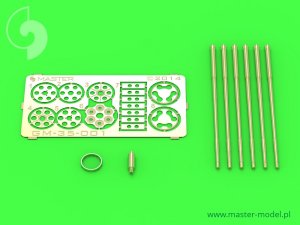 画像3: MASTER[GM-35-001]1/35 現用 アメリカ M61A1六連装バルカン砲 20mm機関砲身6本/エッチングパーツ付 (3)