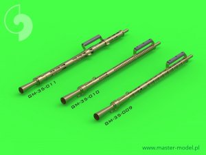 画像4: MASTER[GM-35-009]1/35 現用 露/ソビエト ZPU-1/2/4対空システム用 KPV 14.5mm重機関銃 銃身 縦長放熱口タイプ(1本入) (4)