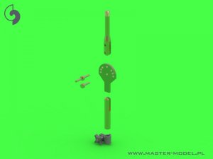 画像3: MASTER[GM-35-017]1/35 現用 ポーランド KTOロソマク歩兵戦闘車など用 AT-1011/U HFアンテナ RF-1980-AT-001傾斜アダプター付(1本入) (3)