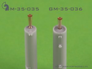 画像5: MASTER[GM-35-036]1/35 WWII ポーランド 7TP軽戦車 双砲塔型用 wz.30重機関銃 銃身(装甲タイプ)/警笛セット(IBG用) (5)