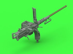 画像11: MASTER[GM-35-070]1/35 WWII アメリカ ブローニングM2HB .50口径(12.7mm)機関銃セット D70627揺架/D68375小型弾倉付(M10駆逐戦車用) (11)