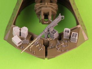画像3: MASTER[GM-35-070]1/35 WWII アメリカ ブローニングM2HB .50口径(12.7mm)機関銃セット D70627揺架/D68375小型弾倉付(M10駆逐戦車用) (3)