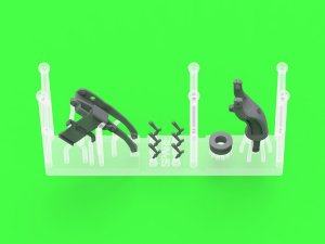 画像6: MASTER[GM-35-070]1/35 WWII アメリカ ブローニングM2HB .50口径(12.7mm)機関銃セット D70627揺架/D68375小型弾倉付(M10駆逐戦車用) (6)