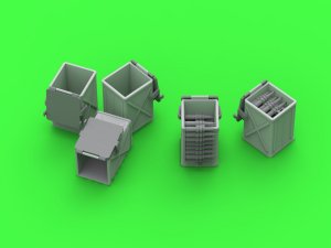 画像6: MASTER[GM-35-071]1/35 WWII アメリカ D68375小型50発入弾倉 大戦初期.50口径(12.7mm)機関銃用 開状態 (6個入) (6)