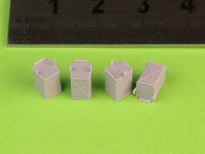 画像3: MASTER[GM-35-072]1/35 WWII アメリカ D68375小型50発入弾倉 大戦初期.50口径(12.7mm)機関銃用 閉状態 (6個入) (3)