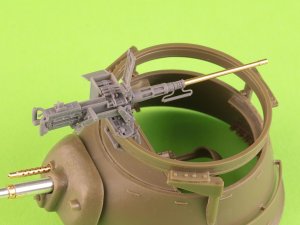 画像7: MASTER[GM-35-073]1/35 WWII アメリカ ブローニングM2HB .50口径(12.7mm)機関銃 w/M49リングマウント(D40721/D40733揺架/D40731固定弾薬箱またはD90078弾薬トレイ) (7)