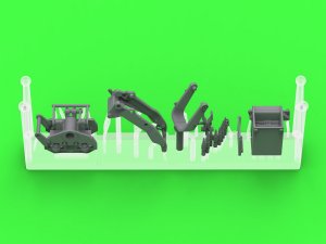 画像16: MASTER[GM-35-073]1/35 WWII アメリカ ブローニングM2HB .50口径(12.7mm)機関銃 w/M49リングマウント(D40721/D40733揺架/D40731固定弾薬箱またはD90078弾薬トレイ) (16)