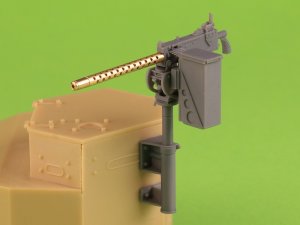 画像2: MASTER[GM-35-087]1/35 WWII/現用 アメリカ ブローニングM1919A4 .30口径(7.62mm)機関銃 M20対空機銃マウント/D7431揺架付 (2)