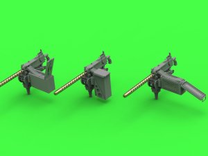 画像18: MASTER[GM-35-087]1/35 WWII/現用 アメリカ ブローニングM1919A4 .30口径(7.62mm)機関銃 M20対空機銃マウント/D7431揺架付 (18)