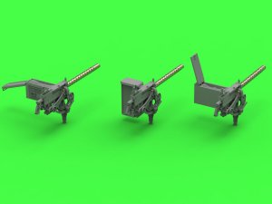 画像19: MASTER[GM-35-087]1/35 WWII/現用 アメリカ ブローニングM1919A4 .30口径(7.62mm)機関銃 M20対空機銃マウント/D7431揺架付 (19)