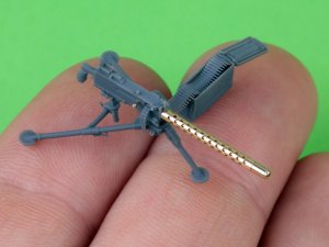 画像4: MASTER[GM-35-088]1/35 WWII/現用 アメリカ ブローニングM1919A4 .30口径(7.62mm)機関銃 M2三脚搭載(M1弾薬箱付) (4)