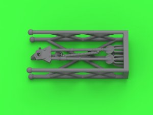 画像1: MASTER[GM-35-089]1/35 WWII/現用 アメリカ 折り畳んだM2三脚 ブローニングM1919A4 .30口径(7.62mm)機関銃用 (1)