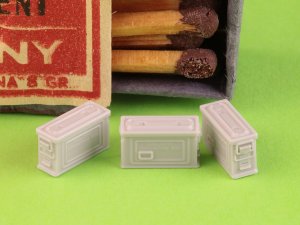 画像3: MASTER[GM-35-091]1/35 WWII/現用 アメリカ ブローニングM1919 .30口径(7.62mm)機関銃用 M1弾薬箱 閉状態(6個入) (3)