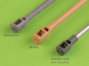 画像5: MASTER[GM-35-095]1/35 WWII ドイツ Sd.Kfz.234/2プーマ用 5cm KwK39 L/60砲身&MG42銃口セット(ミニアート/ライフィールドモデル/ドラゴン用) (5)