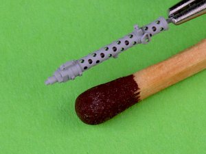 画像9: MASTER[GM-35-099]1/35 WWII ドイツ I号戦車 MG13K機銃銃身&アンテナセット(タミヤ/ドラゴン/ホビーボスなど用) (9)