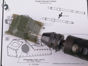 画像4: MASTER[GM-72-009]Polish tankette TKS - Hotchkiss wz.25 with mount (resin and turned parts) (4)