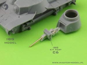 画像3: MASTER[GM-72-015]Japanese Type 95 Ha-Go light tank - 37mm Type 94 gun barrels with resin mount (for IBG kit) (3)