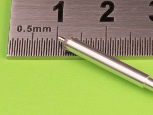 画像2: MASTER[GM-72-028]1/72 WWII イタリア 90mm L/53(カノーネ・ダ90/53)砲身 カバースリーブ付 セモベンテM41M後期型用 (2)