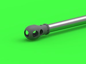 画像4: MASTER[GM-72-029]1/72 WWII イギリス オードナンスQF 17ポンド(76.2mm)砲身 シャーマンファイアフライVC用 (4)