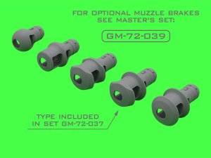 画像6: MASTER[GM-72-037]1/72 WWII ドイツ 7.5cm StuK 40 L/48砲身 マズルブレーキ/マントレット付 III号突撃砲F後期/G型用 (6)
