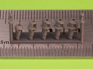 画像2: MASTER[GM-72-039]1/72 WWII ドイツ 7.5cm PaK/KwK/StuK 40用マズルブレーキ(5タイプ入) (2)