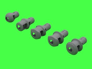 画像3: MASTER[GM-72-039]1/72 WWII ドイツ 7.5cm PaK/KwK/StuK 40用マズルブレーキ(5タイプ入) (3)