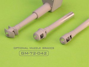 画像5: MASTER[GM-72-040]1/72 WWII ドイツ 10.5cm StuH 42 L/28砲身 マズルブレーキ/マントレット付 突撃榴弾砲42用 (5)