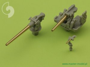 画像2: MASTER[SM-200-002]USS Arizona BB-39 (1941) - secondary and AA armament barrels - 5in/51 (10pcs), 5in/25 (8pcs), Browning .50 (8pcs) (2)