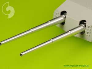 画像2: MASTER[SM-200-006]German battleship Bismarck - main gun barrels - 38cm (15in) SKC/34 (8 pcs) (2)