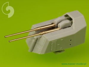 画像4: MASTER[SM-200-007]German battleship Bismarck - secondary and heavy AA armament barrels - 15cm (12pcs), 10,5cm (16pcs) (4)