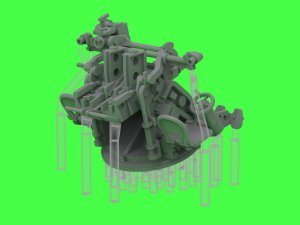 画像7: MASTER[SM-200-012]1/200 WWII 日本海軍 九六式25mm連装機銃 後期型 LPR照準器(4個入) (7)