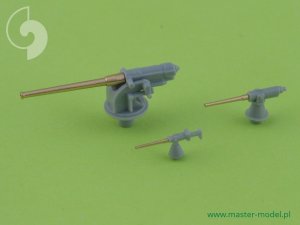 画像16: MASTER[SM-350-023]Russian cruiser Varyag (1899) armament - 152mm (12pcs), 75mm (12pcs), 47mm (8pcs) (16)