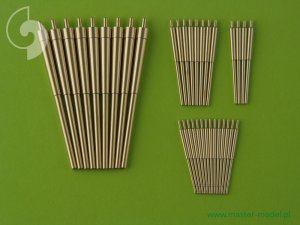 画像1: MASTER[SM-350-057]Scharnhorst armament - for turrets without blastbags - 280mm (9pcs), 150mm (12pcs), 105mm (14pcs) barrels (1)