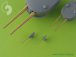 画像2: MASTER[SM-350-059]Russian battleship Borodino armament - 305mm (4pcs), 152mm (12pcs), 75mm (20pcs), 47mm (20pcs) (2)