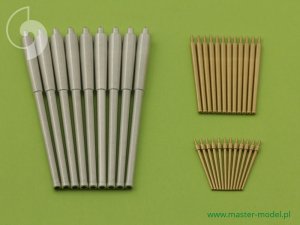 画像1: MASTER[SM-350-064]R.N. Roma armament - 381mm (9pcs), 152mm (12pcs), 90mm (12pcs) barrels (1)