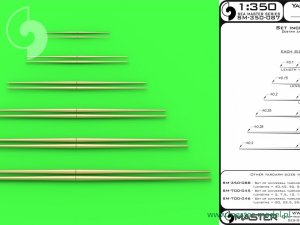 画像3: MASTER[SM-350-087]Set of universal yardarms No1 (lengths = 10,15, 20, 25, 30, 35mm - 2pcs of each) (3)