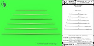 画像3: MASTER[SM-350-088]Set of universal yardarms No2 (lengths = 40,45, 50, 55, 60, 65mm - 1pc of each) (3)