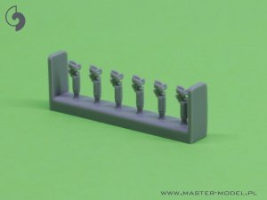 画像6: MASTER[SM-350-092]USN 40 mm/56 Bofors twin mount ver.2 / with Mk-51 director - (resin, PE and turned parts) - (6pcs) (6)