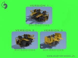 画像3: MASTER[SM-350-093]USN 40 mm/56 Bofors quadruple mount ver.1 / with Mk-51 director - (resin, PE and turned parts) - (6pcs) (3)