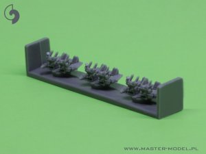 画像5: MASTER[SM-350-093]USN 40 mm/56 Bofors quadruple mount ver.1 / with Mk-51 director - (resin, PE and turned parts) - (6pcs) (5)