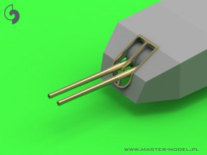 画像3: MASTER[SM-350-101]Dunkerque/Strasbourg armament - 330mm(8pcs), 130mm(16pcs) barrels with resin mounts (for Hobby Boss kit) (3)