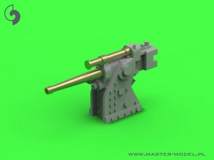 画像2: MASTER[SM-350-102]French training gun 90mm Model 1935 - used on Richelieu and Dunkerque class - (resin, PE and turned parts) - (4pcs) (2)