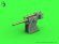 画像2: MASTER[SM-350-102]French training gun 90mm Model 1935 - used on Richelieu and Dunkerque class - (resin, PE and turned parts) - (4pcs) (2)