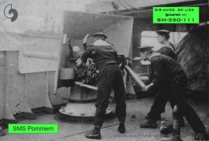 画像13: MASTER[SM-350-111]German gun 8,8cm/35 (3.46in) SK L/35 - used in early 1900's (e.g. Schlezwig-Holstein 1908) - (resin, PE and turned parts) - (4pcs) (13)