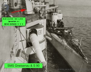 画像18: MASTER[SM-350-111]German gun 8,8cm/35 (3.46in) SK L/35 - used in early 1900's (e.g. Schlezwig-Holstein 1908) - (resin, PE and turned parts) - (4pcs) (18)