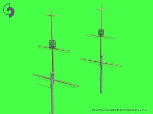 画像8: MASTER[SM-350-117]1/350 WWI オーストリア＝ハンガリー 戦艦SMSフィリブス・ウニティス マスト/ヤードセット(トランペッター用) (8)