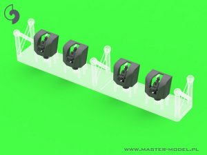 画像10: MASTER[SM-350-118]1/350 WWII フランス 軽巡洋艦マルセイエーズ 兵装セット 152mm砲×9本/90mm砲×8本/13.2mm機銃×8本(トランペッター用) (10)